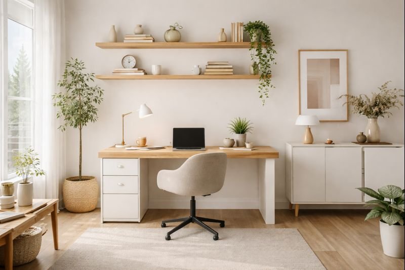 Creative Decor Ideas For Modern Home Offices With A Clean, Functional Vibe