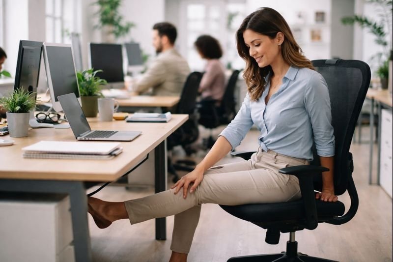 Desk Exercises You Can Do Without Anyone Noticing
