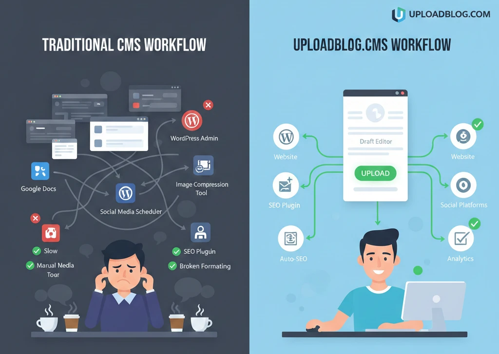 How to Upload Blog on Website by Uploadblog com